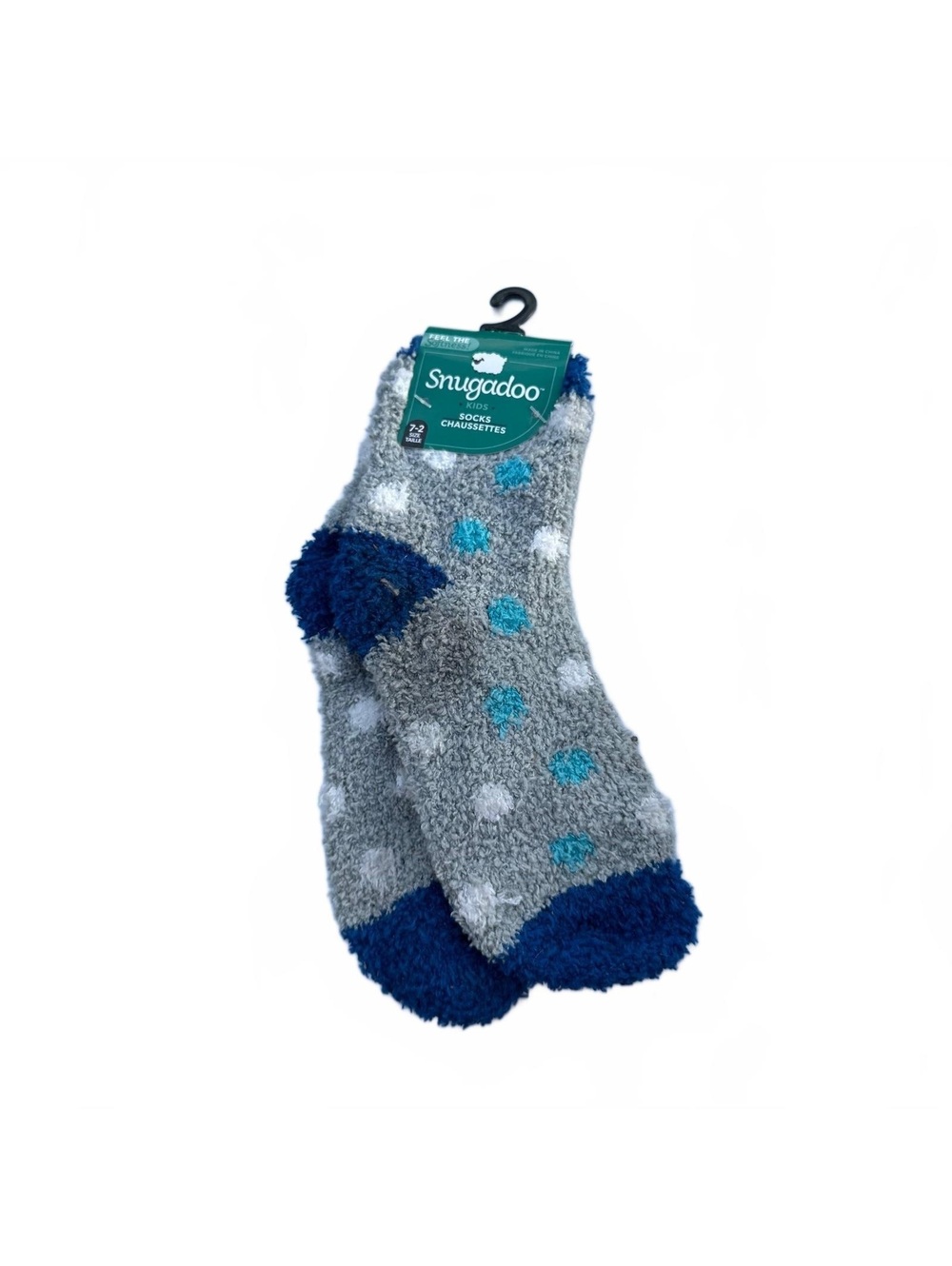 Snugadoo Kids Cozy Polka Dot Socks Size 7-2